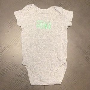Carter’s Short Sleeve Onesie w/ Overlap Shoulder